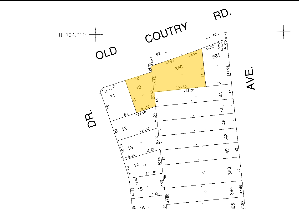 311-313 W Old Country Rd, Hicksville, NY for sale Plat Map- Image 1 of 1