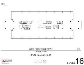 3000 Post Oak Blvd, Houston, TX for lease Floor Plan- Image 1 of 1