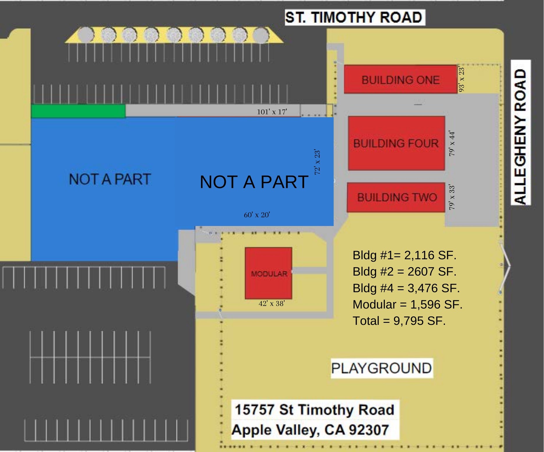 15757 St Timothy Rd, Apple Valley, CA for lease Site Plan- Image 1 of 1