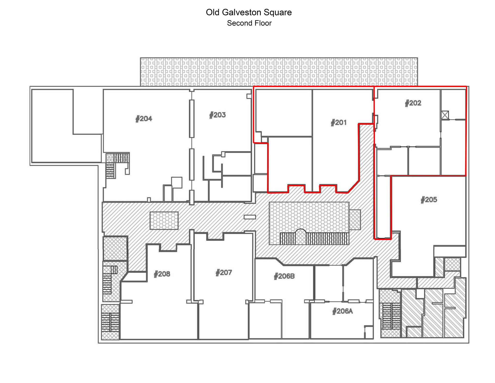 2215 Strand St, Galveston, TX for lease Site Plan- Image 1 of 5