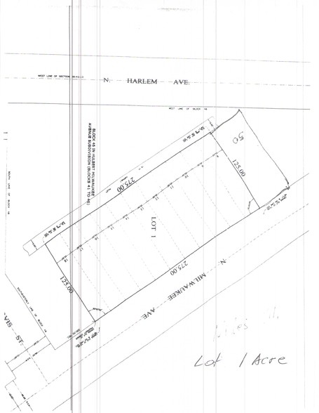 7430-7460 N Milwaukee Ave, Niles, IL for sale - Plat Map - Image 2 of 2