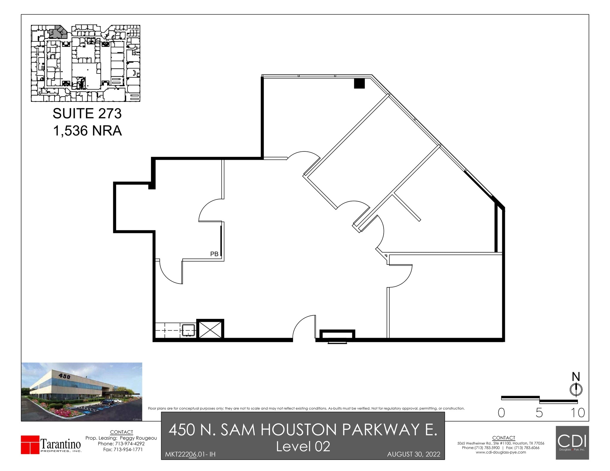 450 N Sam Houston Pky E, Houston, TX for lease Site Plan- Image 1 of 1