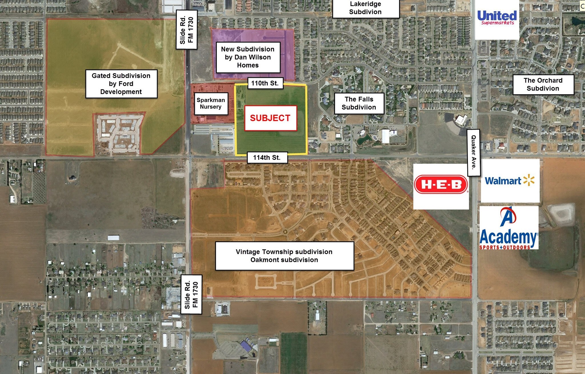 Slide Rd & 114th St, Lubbock, TX for sale Building Photo- Image 1 of 1