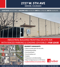 2727 W 5th Ave, Denver, CO for lease Building Photo- Image 1 of 1