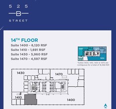 525 B St, San Diego, CA for lease Floor Plan- Image 2 of 2