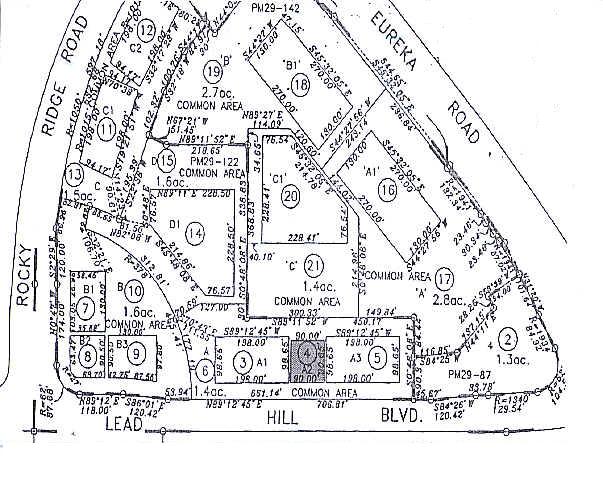 1524 Eureka Rd, Roseville, CA for lease - Plat Map - Image 2 of 5