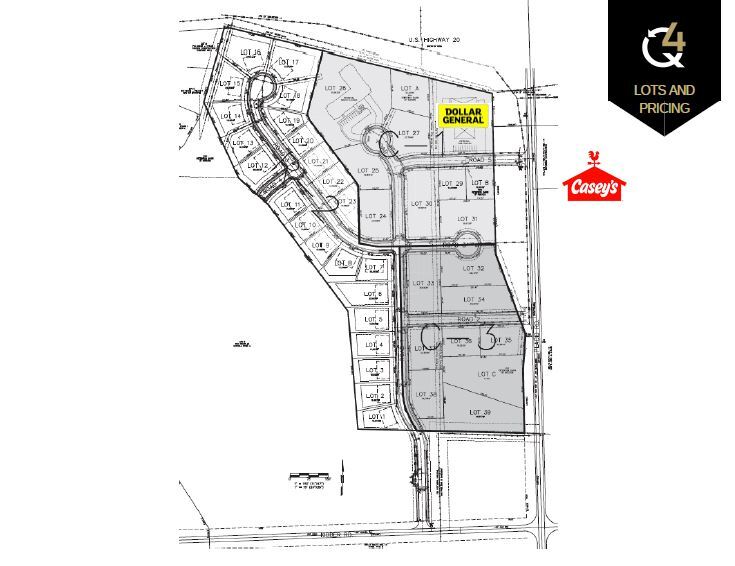 Lot 24 - 39 Placid Road, Epworth, IA for sale - Plat Map - Image 1 of 1