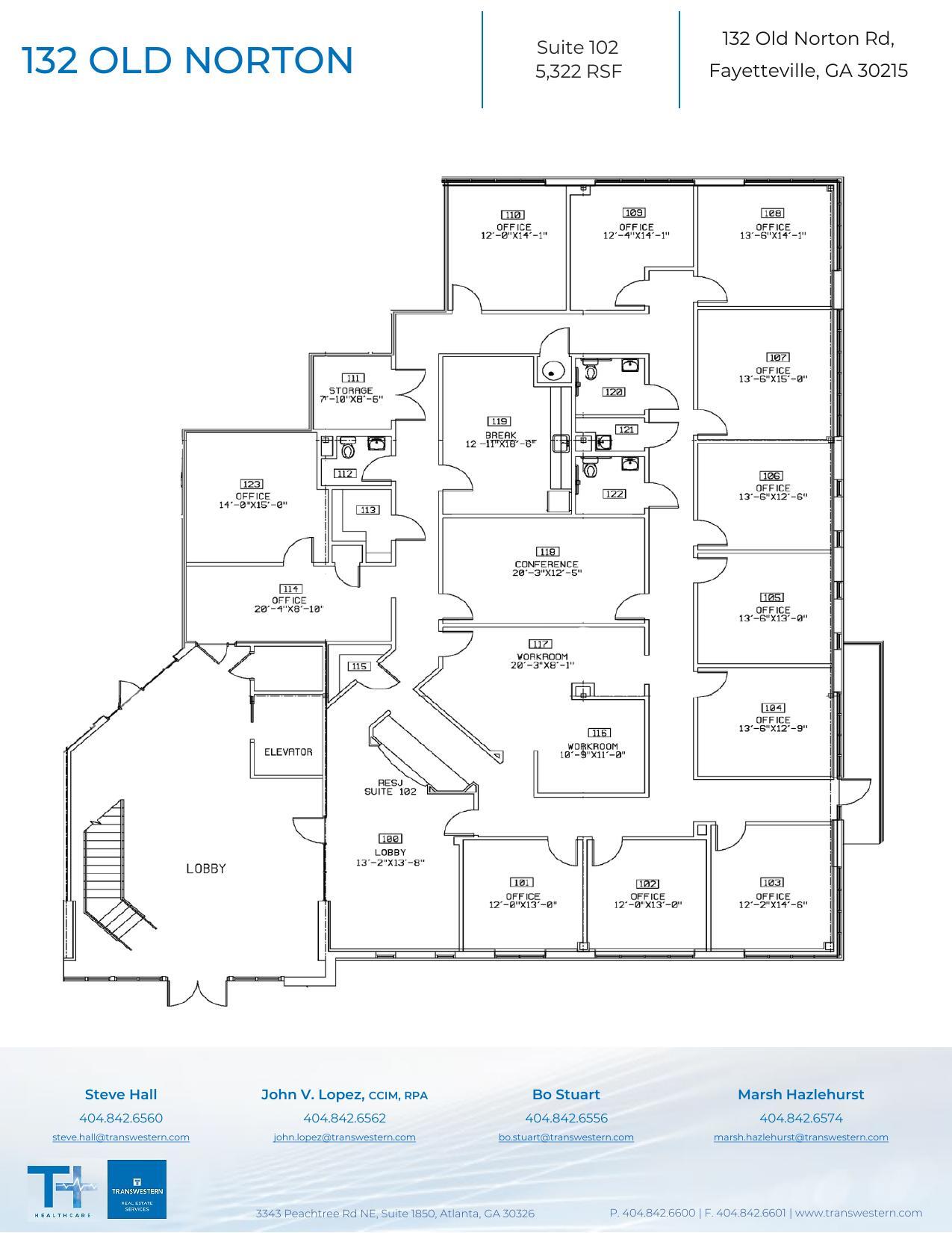 132 Old Norton Rd, Fayetteville, GA for lease Floor Plan- Image 1 of 1