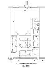 11762 Marco Beach Dr, Jacksonville, FL for lease Floor Plan- Image 1 of 2