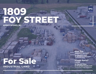 More details for 1809 Foy St, Abbotsford, BC - Land for Sale