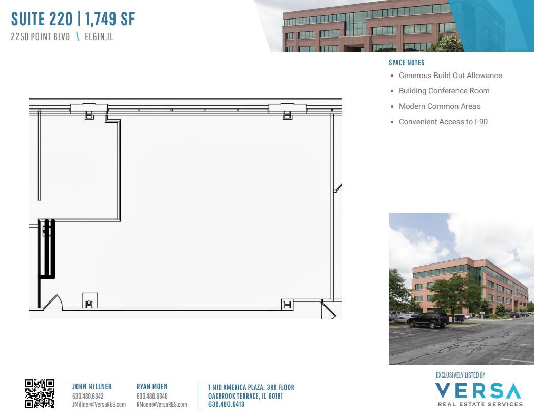 2250 Point Blvd, Elgin, IL for lease Floor Plan- Image 1 of 2