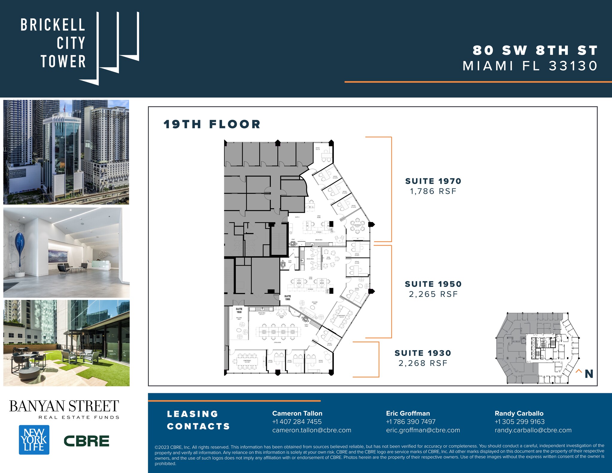 80 SW 8th St, Miami, FL for lease Site Plan- Image 1 of 1