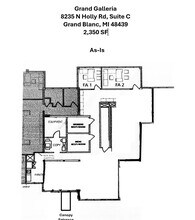 8235 N Holly Rd, Grand Blanc, MI for lease Floor Plan- Image 1 of 1