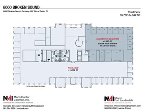 6000 Broken Sound Pky NW, Boca Raton, FL for lease Floor Plan- Image 1 of 10