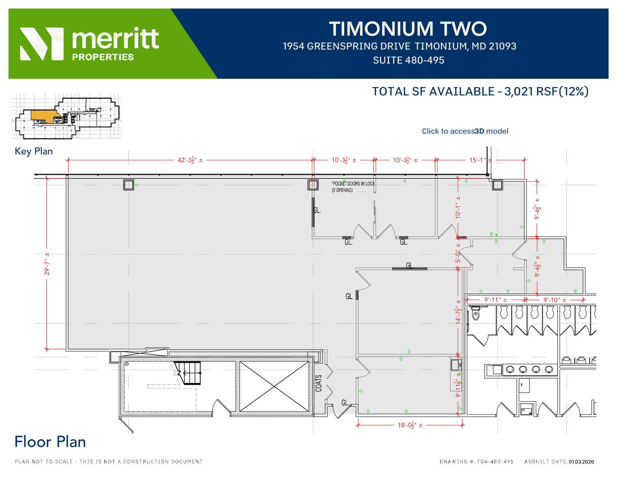 1966 Greenspring Dr, Timonium, MD for lease Floor Plan- Image 1 of 1