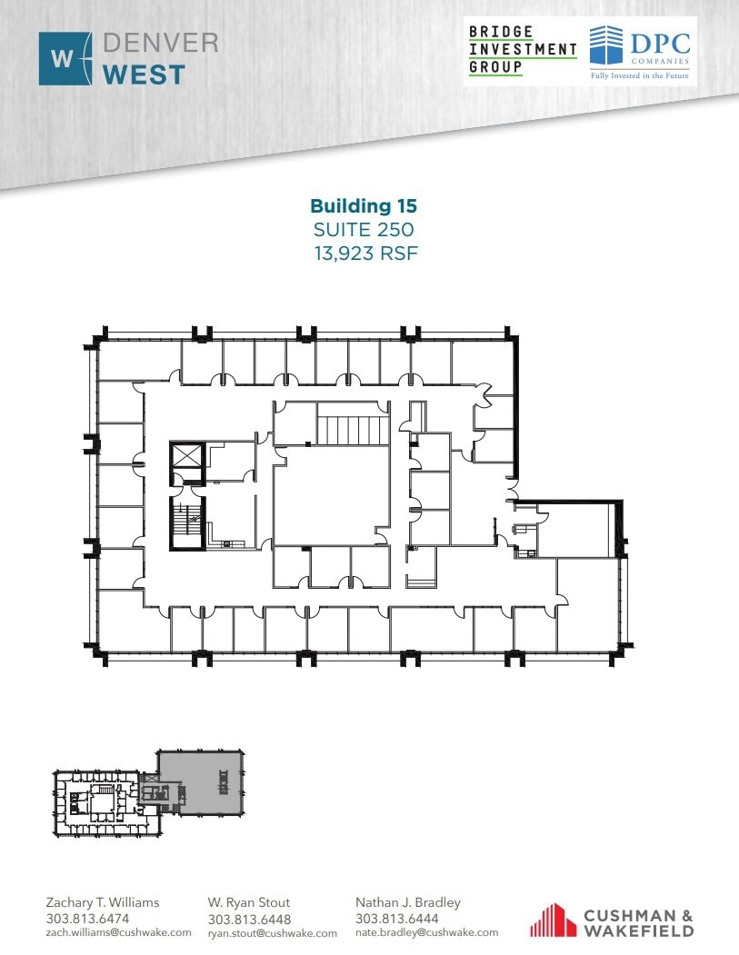 13949 W Colfax Ave, Lakewood, CO for lease Floor Plan- Image 1 of 1