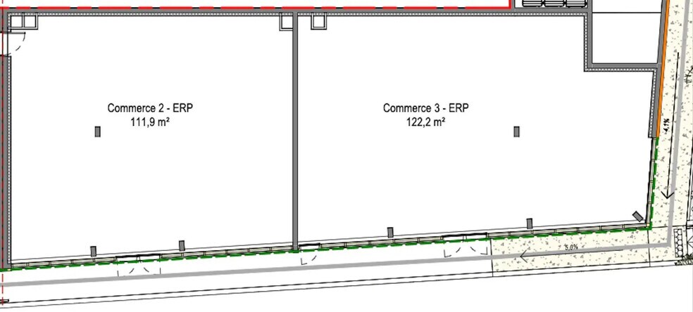 Retail in Nîmes for lease - Site Plan - Image 3 of 3