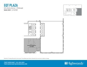 625 Liberty Ave, Pittsburgh, PA for lease Site Plan- Image 1 of 1