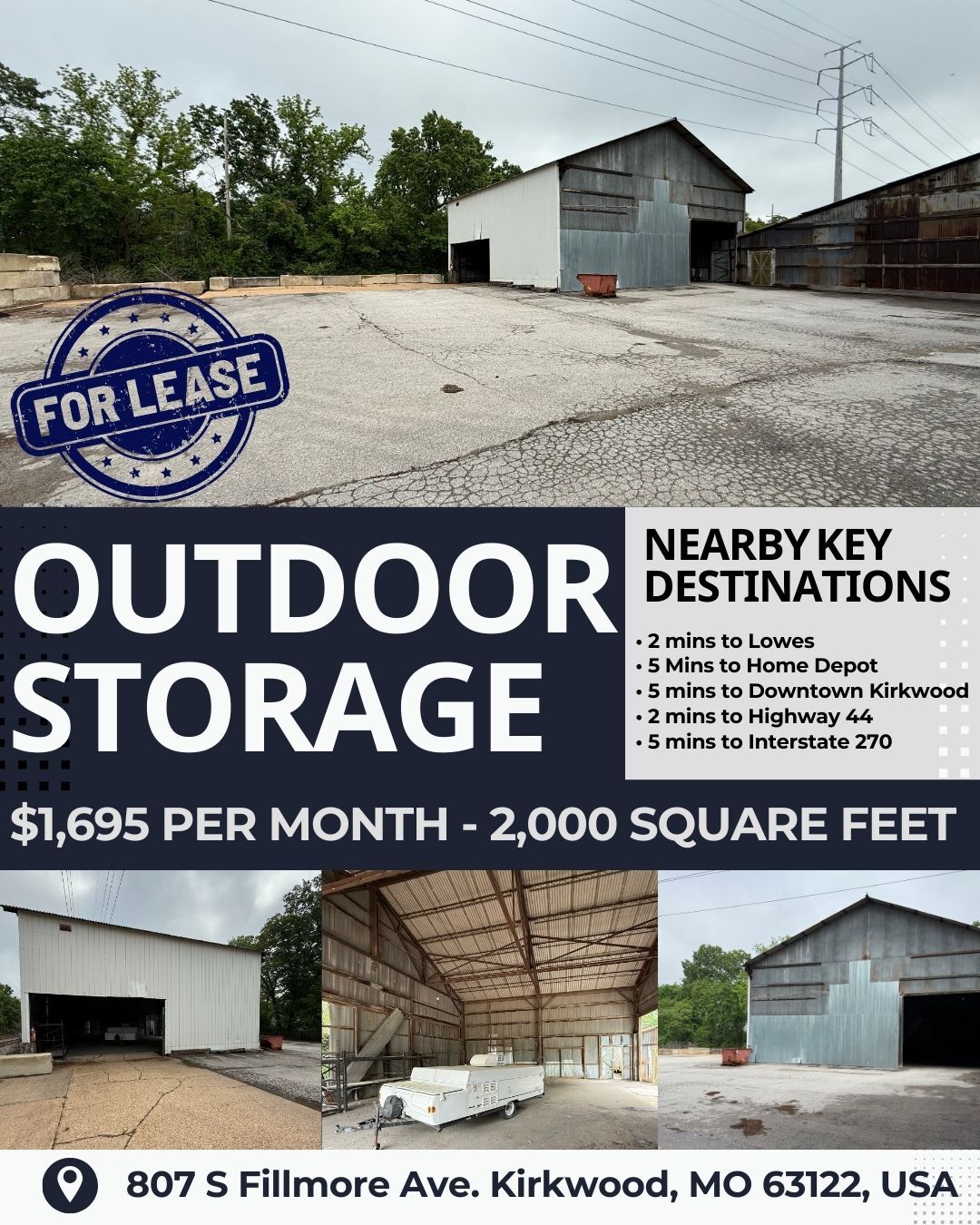 807 Fillmore ave, Kirkwood, MO for lease Interior Photo- Image 1 of 3