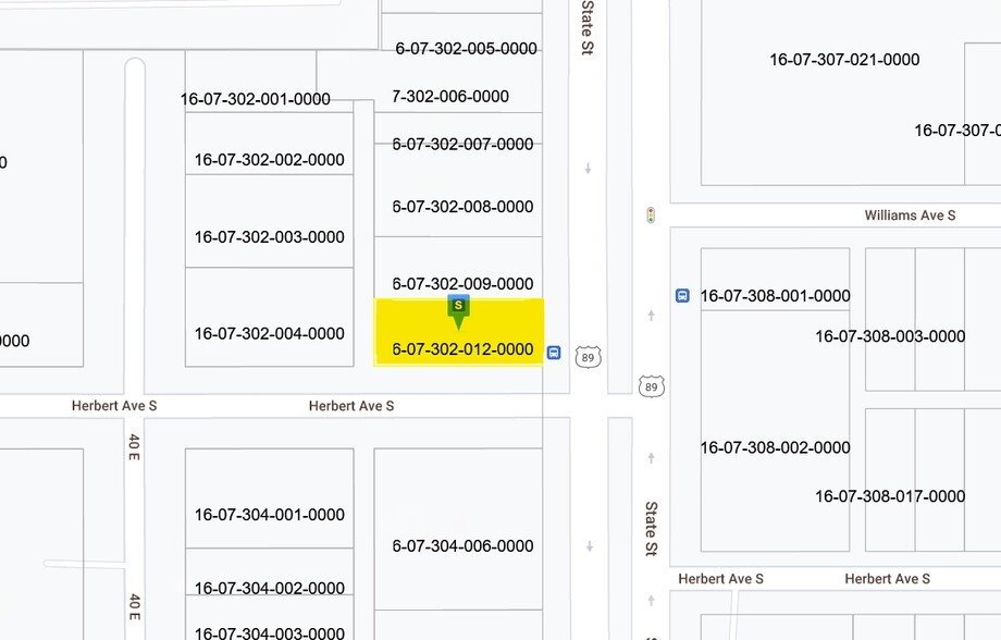 1030 S State St, Salt Lake City, UT for sale - Plat Map - Image 1 of 1