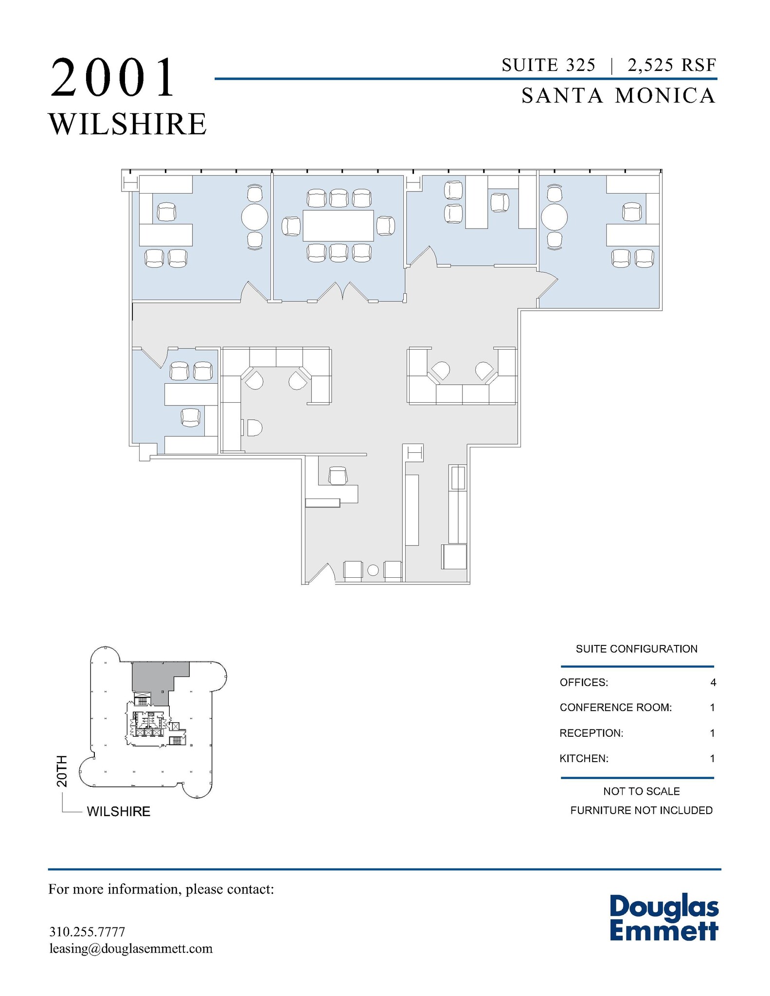 2001 Wilshire Blvd, Santa Monica, CA for lease Floor Plan- Image 1 of 1