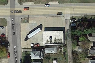 124 W 15th St, Wellington, KS - aerial  map view