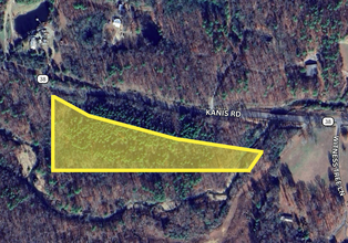 Kanis Road, Paron, AR - aerial  map view