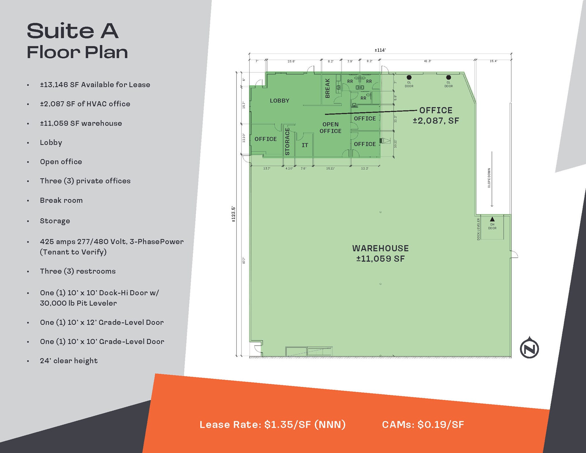 4280 Wagon Trail Ave, Las Vegas, NV for lease Floor Plan- Image 1 of 1