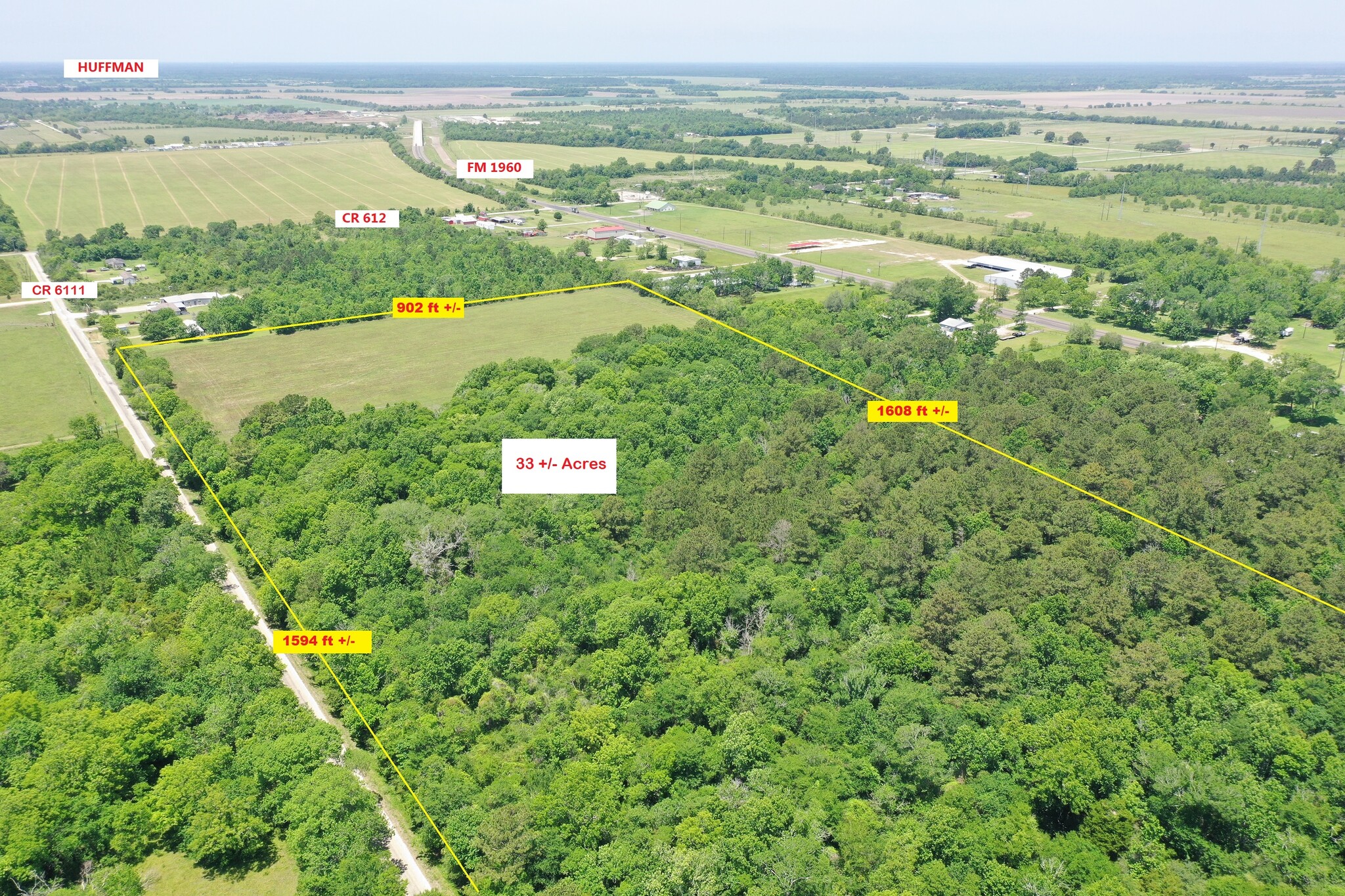 Leah Ln, Dayton, TX for sale Aerial- Image 1 of 1