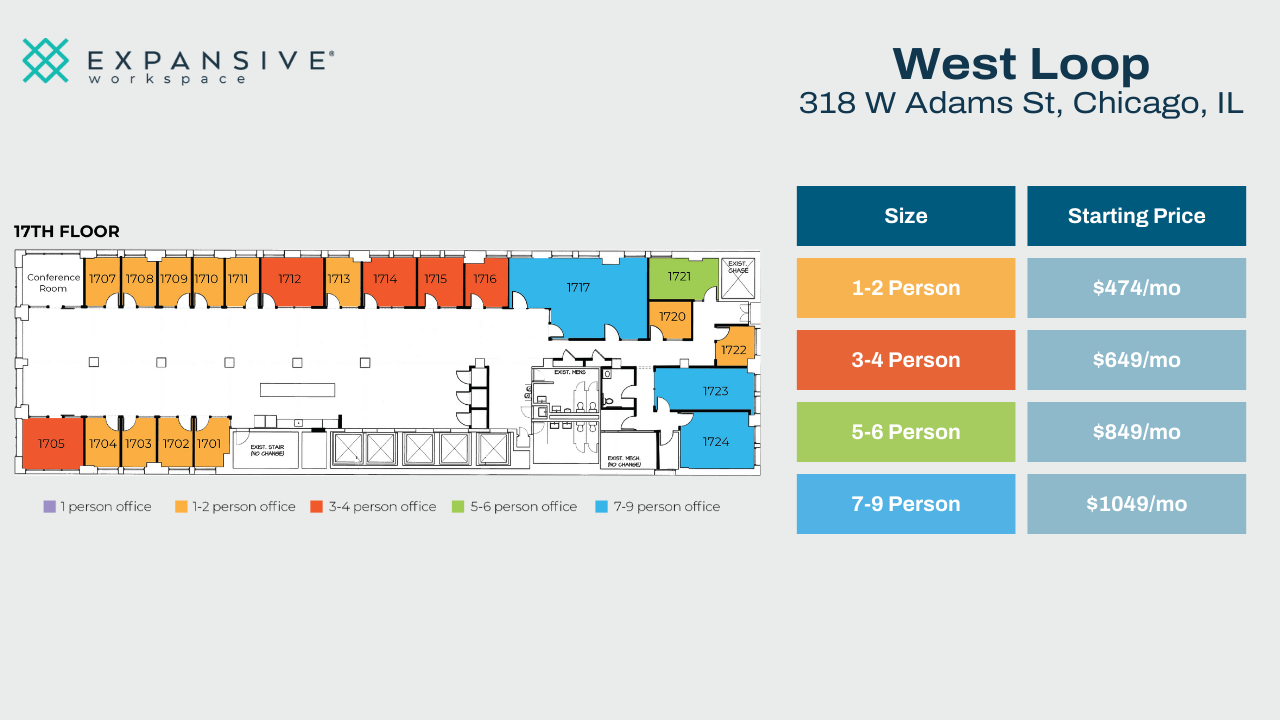 318 W Adams St, Chicago, IL for lease Floor Plan- Image 1 of 4