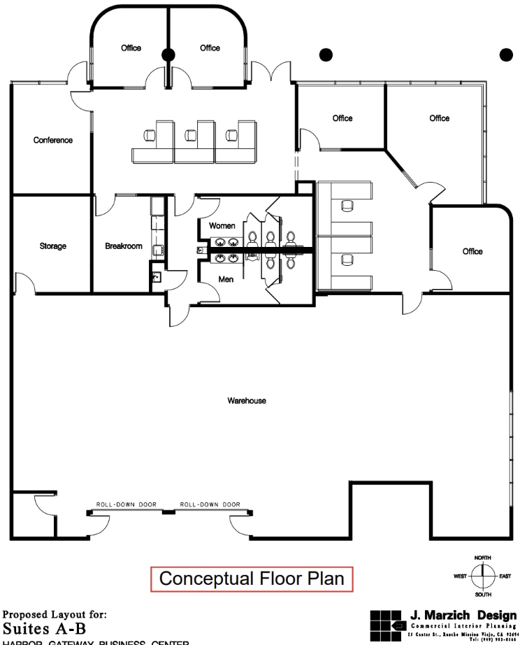 3515 Harbor Blvd, Costa Mesa, CA for lease Floor Plan- Image 1 of 2