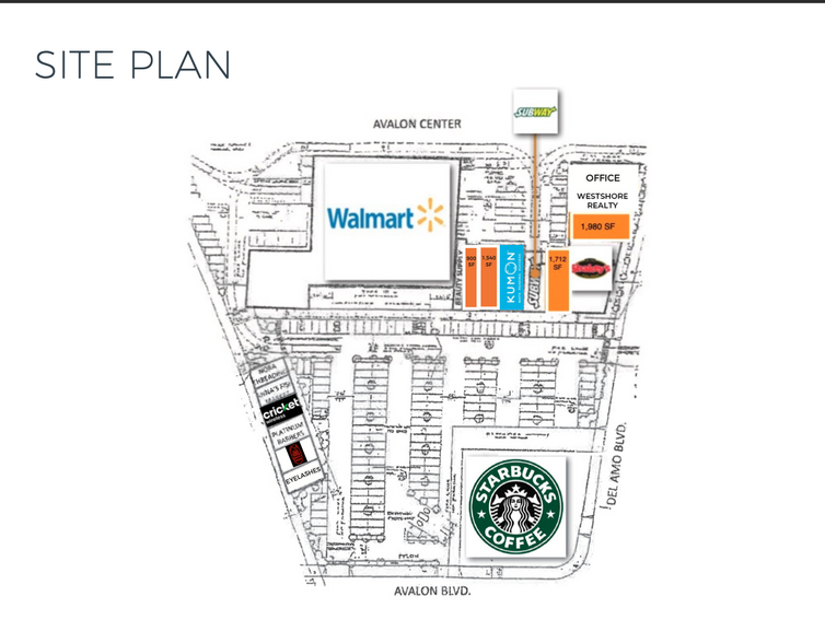 20220-20240 Avalon Blvd, Carson, CA for lease - Site Plan - Image 3 of 12