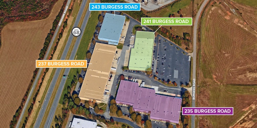 235 Burgess Rd, Greensboro, NC for lease Building Photo- Image 1 of 2