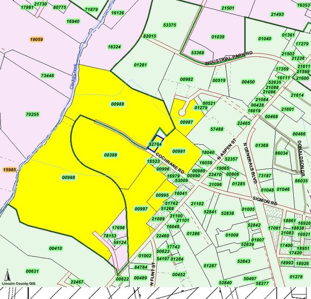 190 Cochrane Rd, Lincolnton, NC for lease - Plat Map - Image 3 of 14