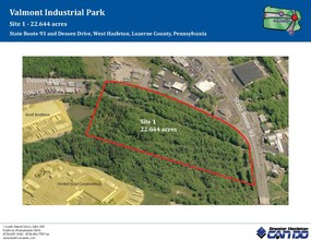 Dessen Dr, West Hazleton, PA - aerial  map view