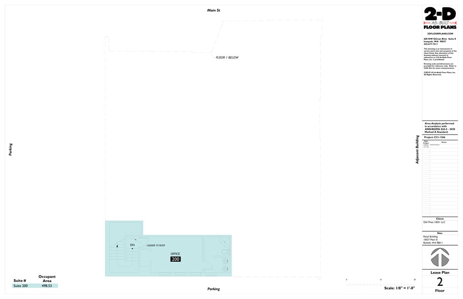 10027 Main St, Bothell, WA for lease - Site Plan - Image 2 of 6