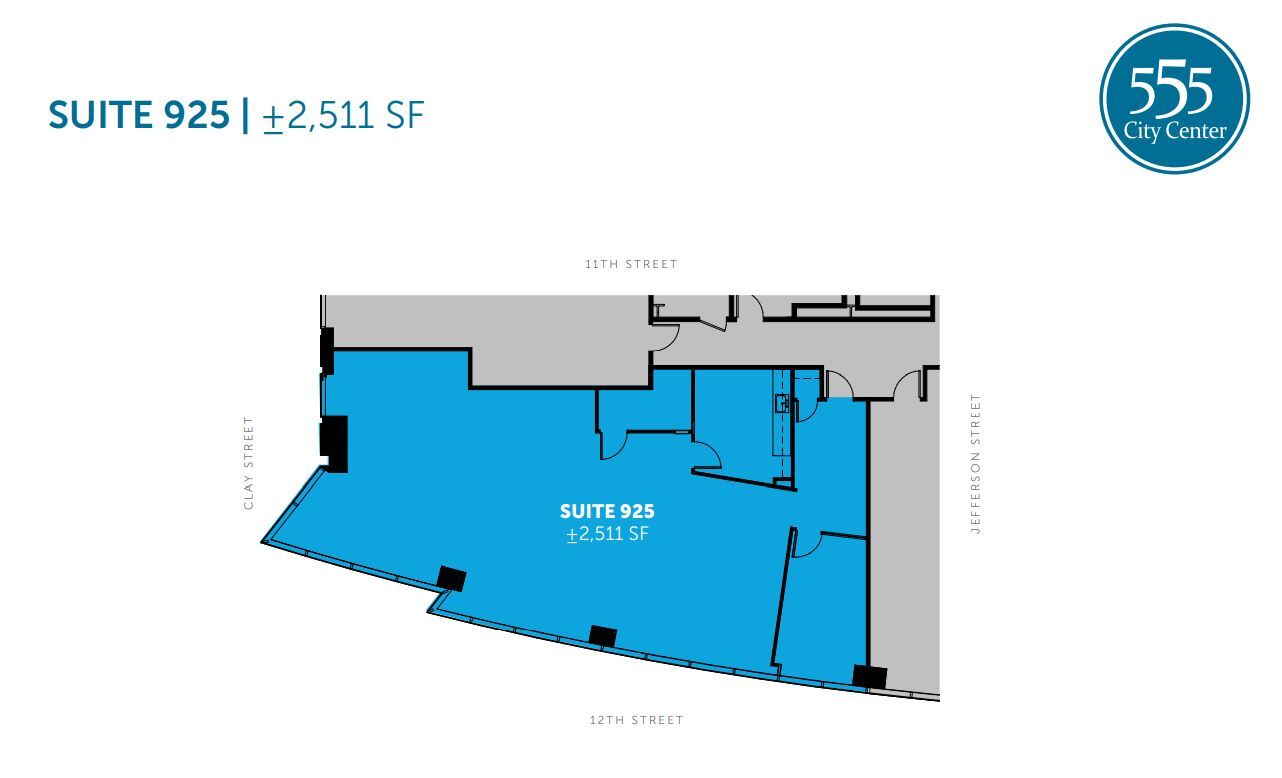 555 12th St, Oakland, CA for lease Floor Plan- Image 1 of 1