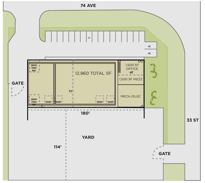 3301 74 Av, Leduc, AB for lease Floor Plan- Image 1 of 1