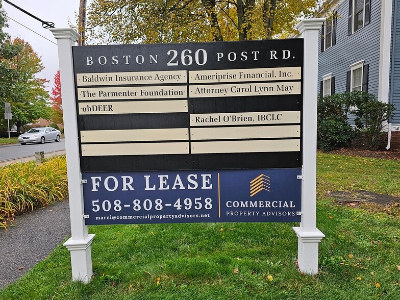 260 Boston Post Rd, Wayland, MA for lease - Building Photo - Image 3 of 16