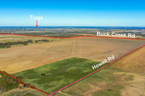 Howell Rd & Buck Creek Rd, Tioga, TX for sale Aerial- Image 1 of 1