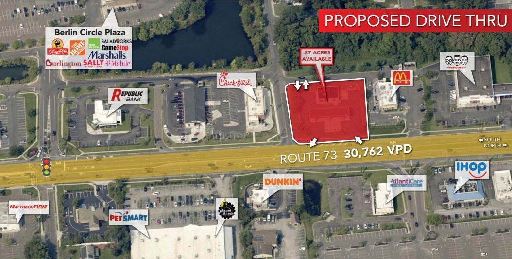 250 Route 73 North, Berlin Township, NJ for sale Primary Photo- Image 1 of 1
