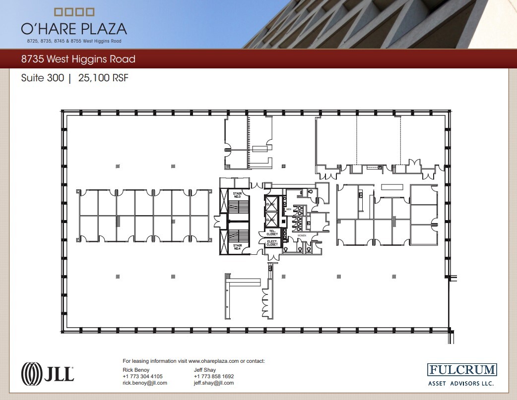 8725 W Higgins Rd, Chicago, IL for lease Floor Plan- Image 1 of 1