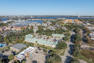 201 Enterprise Ave, League City, TX - aerial  map view