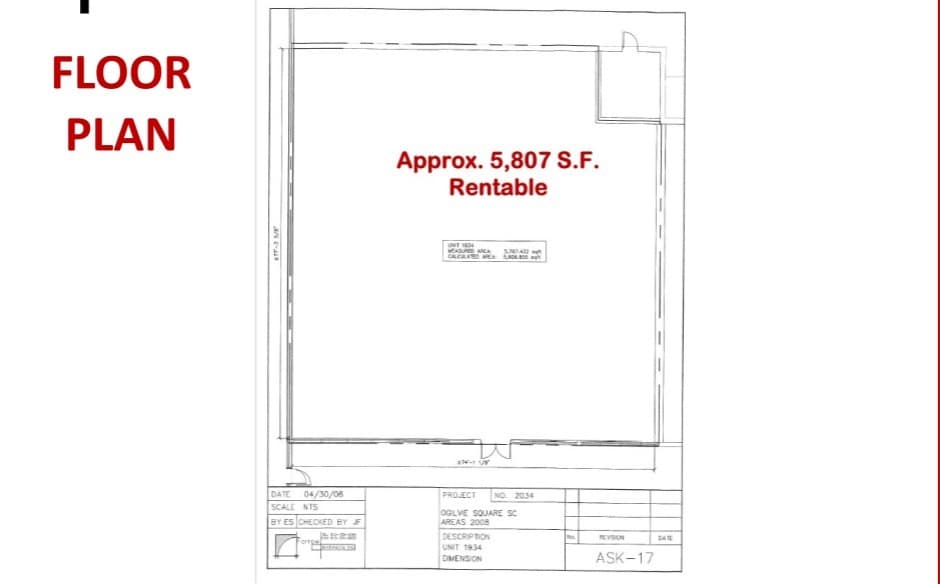 1930-1950 Montreal Rd, Ottawa, ON for lease Floor Plan- Image 1 of 1
