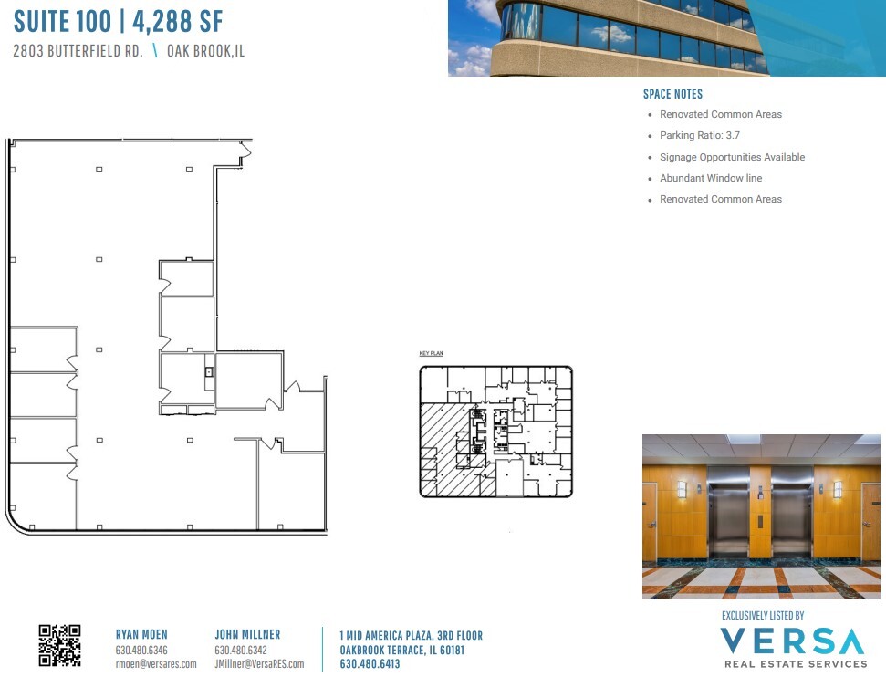 2707 Butterfield Rd, Oak Brook, IL for lease Floor Plan- Image 1 of 1