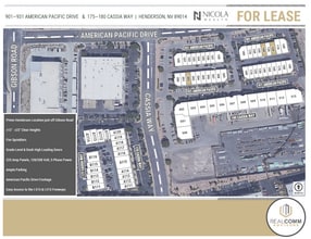 901 American Pacific Dr, Henderson, NV for lease Site Plan- Image 2 of 4