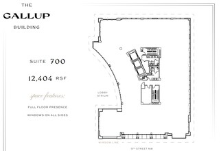 901 F St NW, Washington, DC for lease Floor Plan- Image 1 of 1