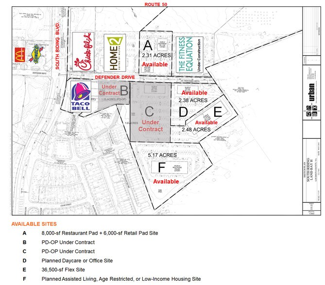 43360 Defender Dr, Chantilly, VA for sale - Updated Sketch Plan-sites-5-7-20 - Image 1 of 2