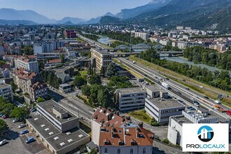 Grenoble - AERIAL map view