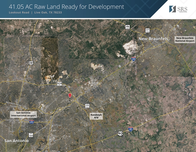 Lookout Rd, Live Oak, TX for sale - Aerial - Image 3 of 4